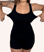 Enterizo Moldeador Acanalado - Reductor de Medidas con Cobertura de Muslos