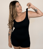 Enterizo Moldeador Acanalado - Reductor de Medidas con Cobertura de Muslos