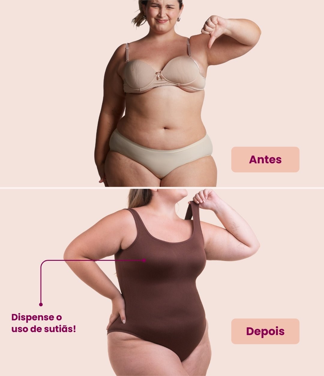 Body Moldeador Acanalado — Compresión 360° con Abertura Higiénica