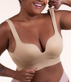 Brasier Push Up Sin Costuras - Efecto Levanta Busto Sin Aros